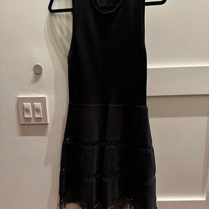 Parker sleeveless black knit dress. Size medium